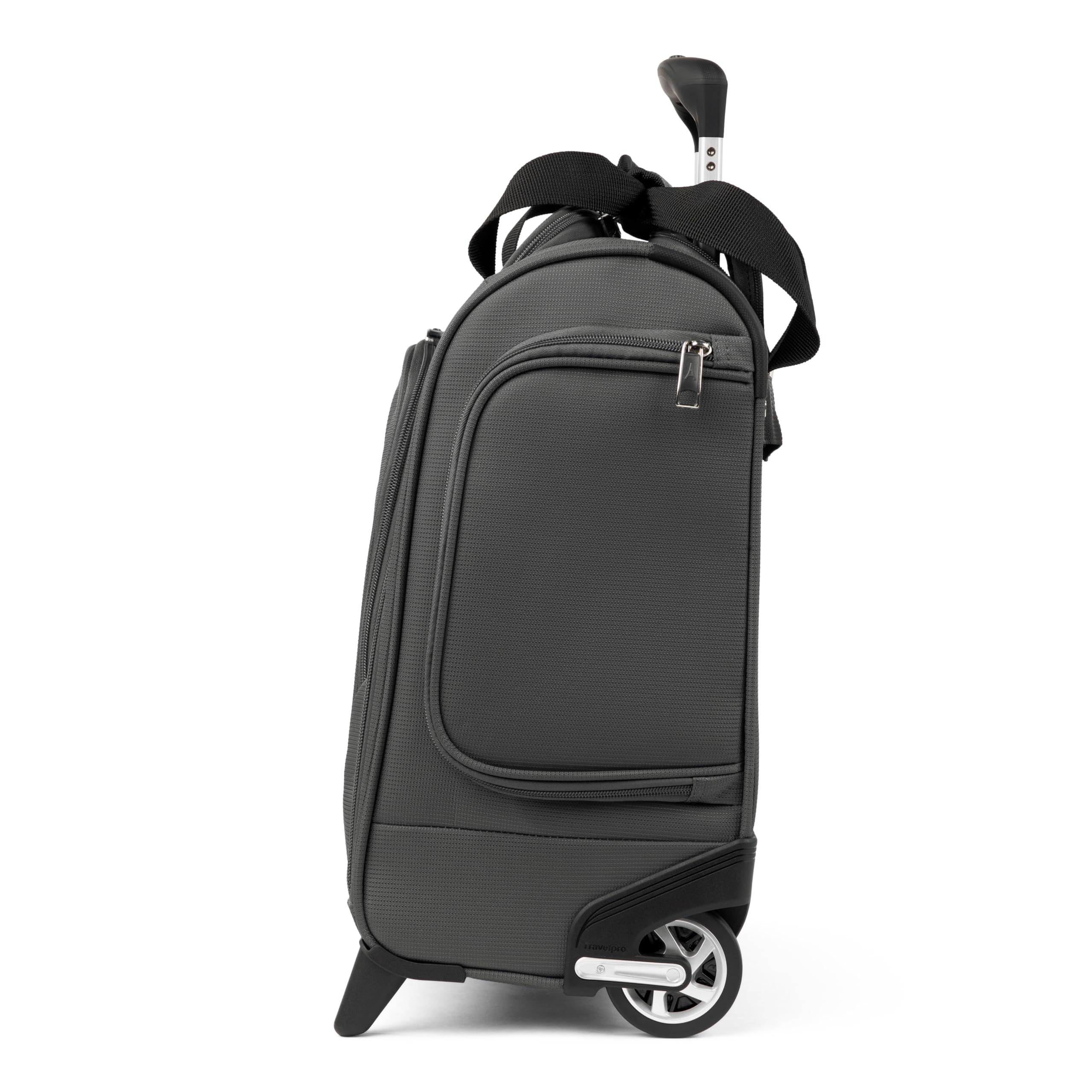 Travelpro Luggage Maxlite 5 Softside Lightweight Rolling Underseat Compact Carry on Upright 2 Wheel Bag, Men and Women ( Shadow Grey , 15-Inch ) Shadow Grey 15 Inch U3