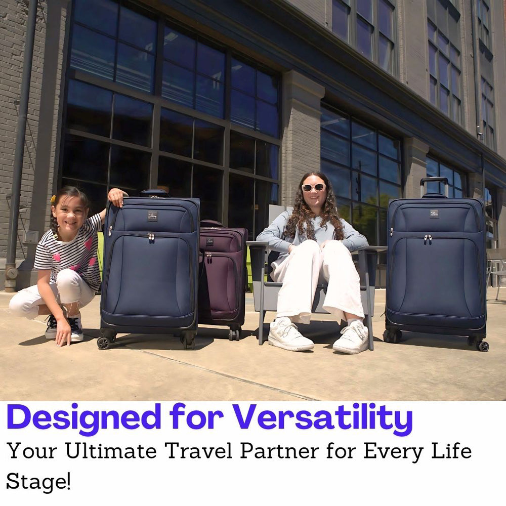 Skyway Epic Softside Expandable Luggage with Spinner Wheels ( Surf Blue , Carry-On 20-Inch ) Surf Blue Carry On 20 Inch U2