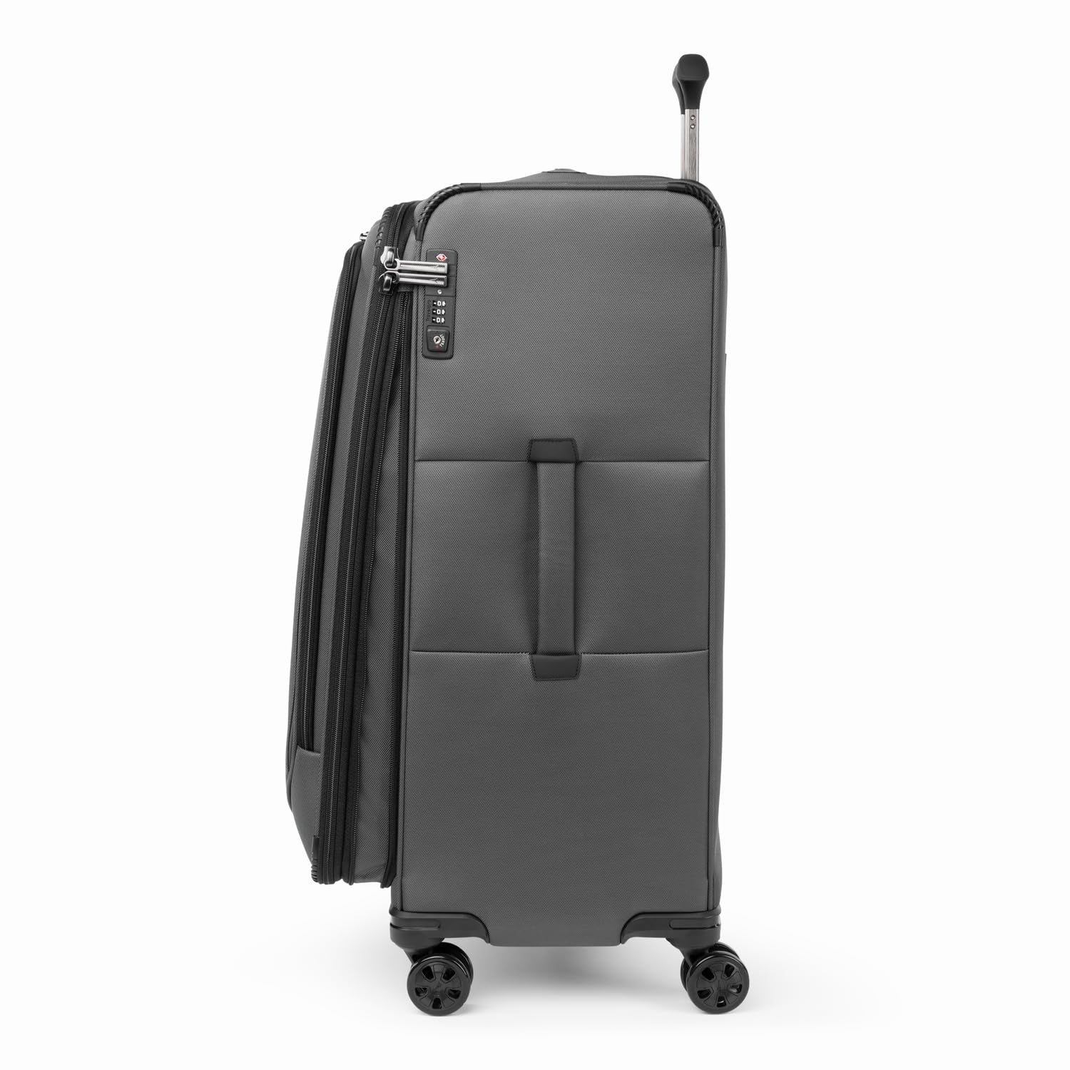 Travelpro Crew Classic Lightweight Softside Expandable Luggage, 8 Wheel Spinner Suitcase, Men and Women ( Titanium Grey , Checked Large 29-Inch ) Titanium Grey Checked Large 29 Inch U2