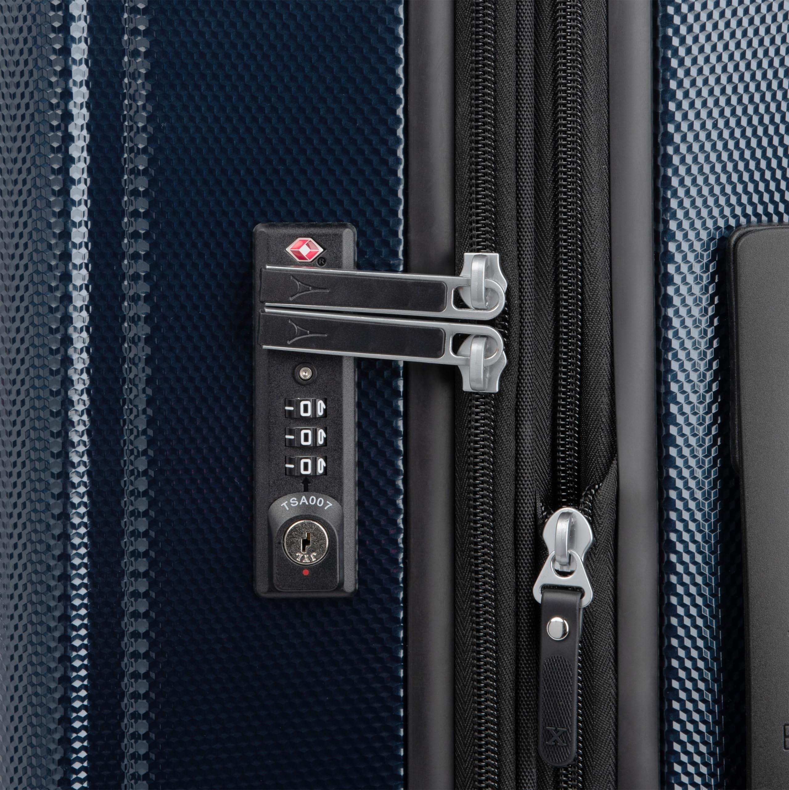 Travelpro Pathways 3 Hardside Expandable Luggage, 8 Spinner Wheels, Lightweight Hard Shell Suitcase ( Royal Blue , Checked Medium 25 Inch ) Royal Blue Checked Medium 25 Inch U1