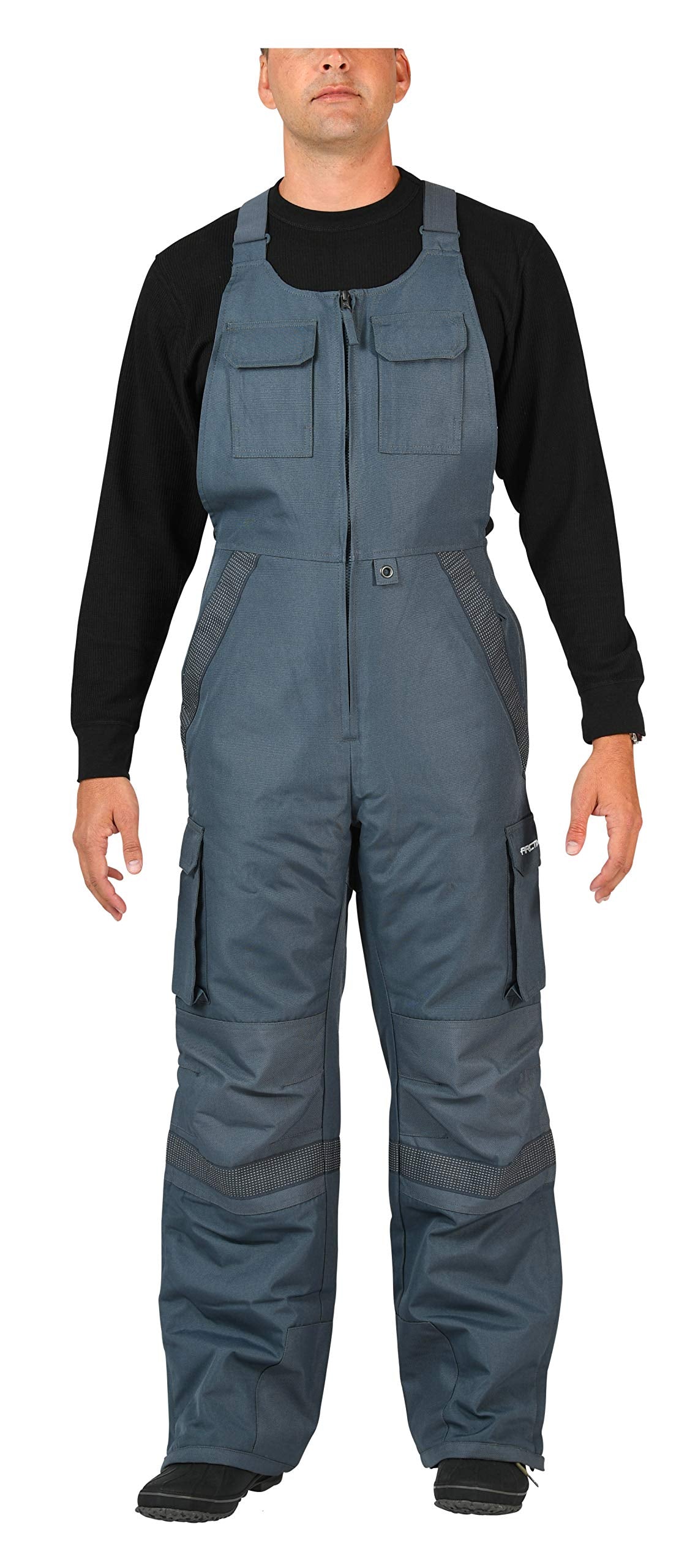 Arctix Men's Tundra Insulated Bib ( Steel , Medium/32" Inseam ) Steel Medium 32 Inseam U1