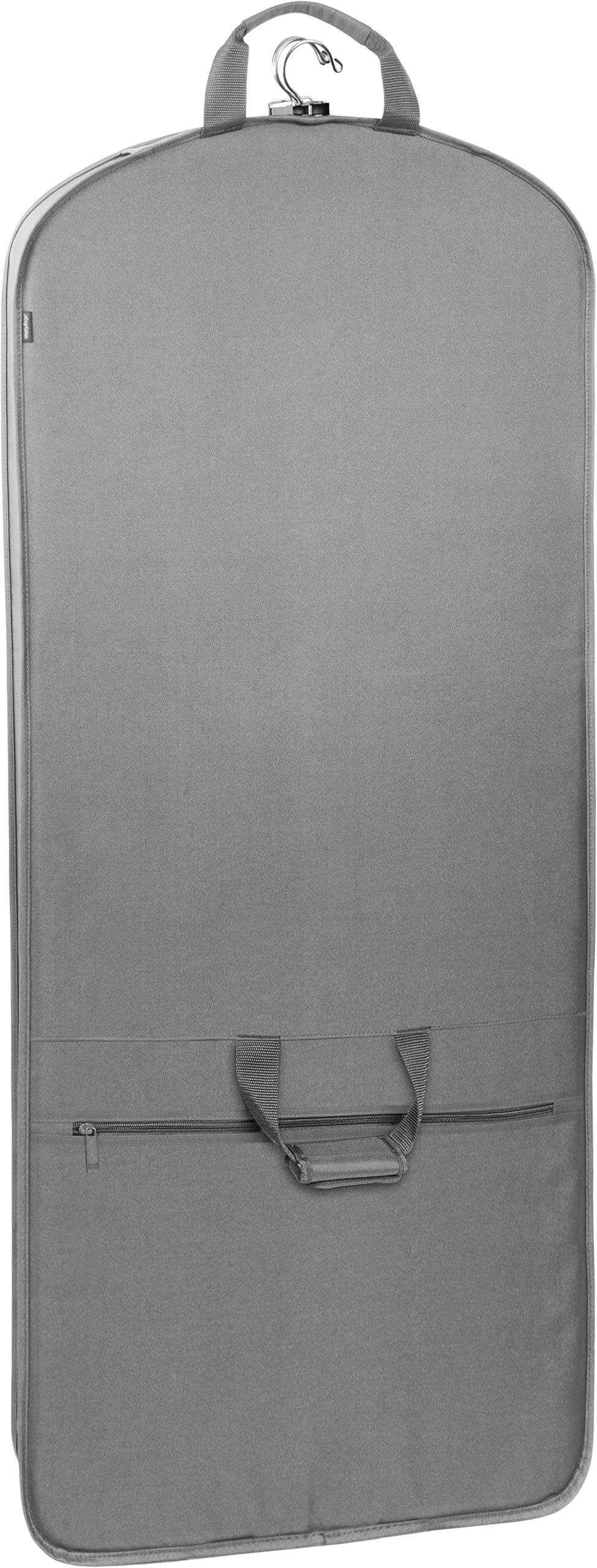 WallyBags 60 Premium Tri-Fold Travel Garment Bag with exterior pocket ( Grey , 60-inch ) Grey 60 Inch U2