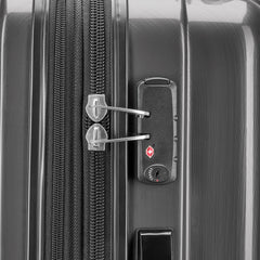 Samsonite Winfield 2 Checked-Medium 24-Inch Hardside Expandable Luggage with Spinner Wheels ( Charcoal , Checked-Medium 24-Inch ) Charcoal Checked Medium 24 Inch U9