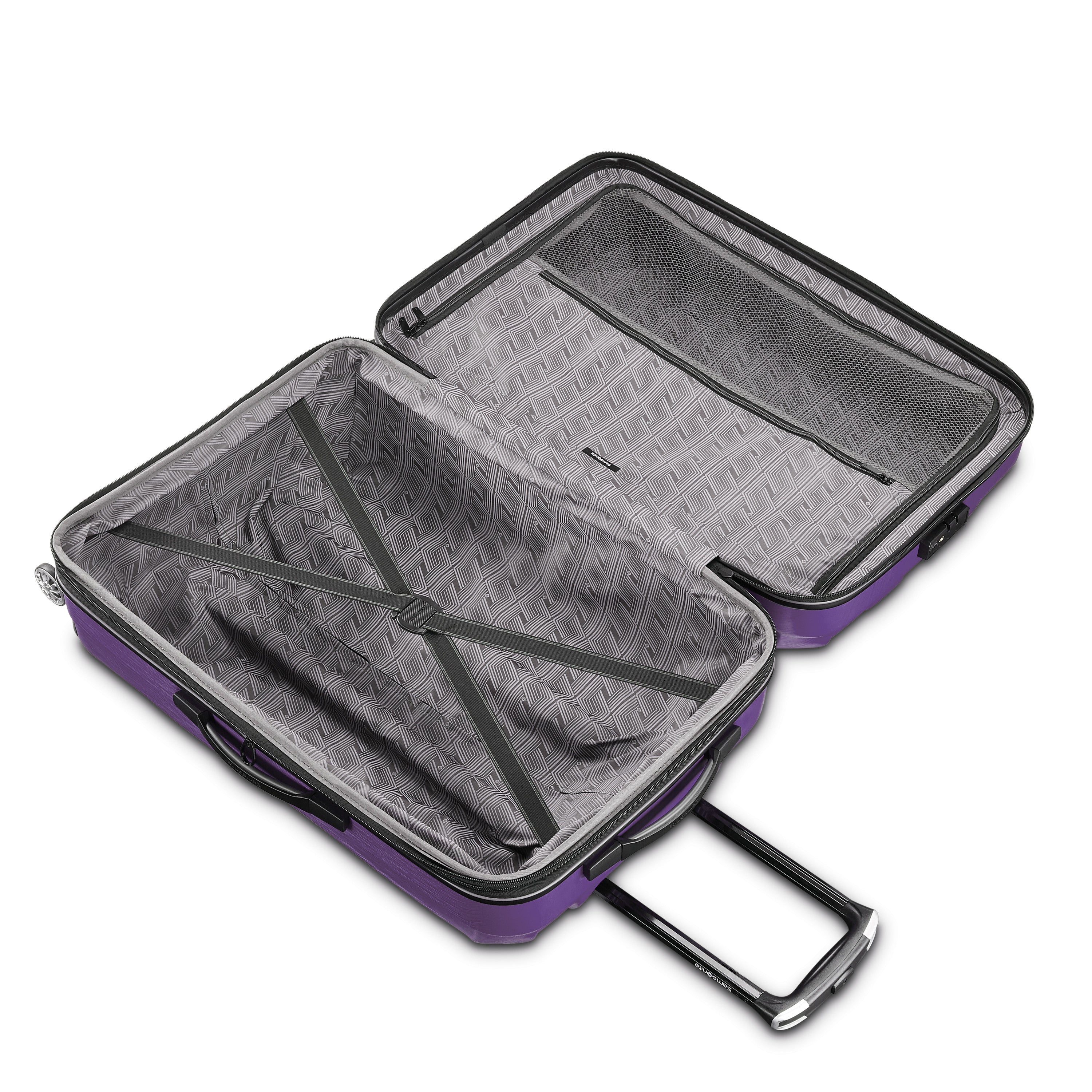 Samsonite Centric 2 Expandable Hardside Luggage Set with Dual Spinner Wheels ( Purple Orchid , 3-Piece Set (20/24/28) ) Purple Orchid 3 Piece Set 20 24 28 U1