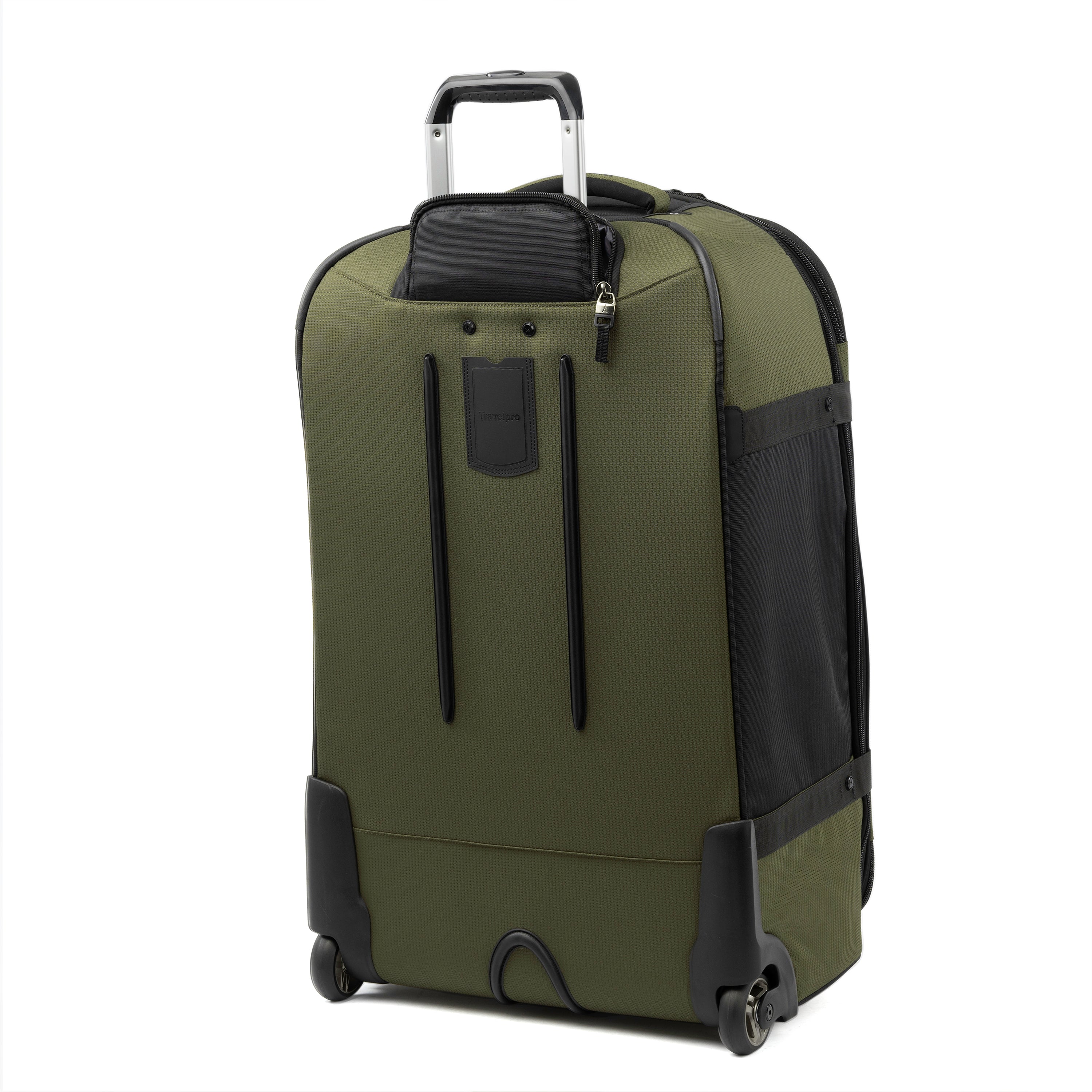 Travelpro Unisex-Adult Bold Softside Expandable Rollaboard Upright Luggage ( Olive/Black , Checked-Large 28-Inch ) Olive/Black Checked Large 28 Inch U6