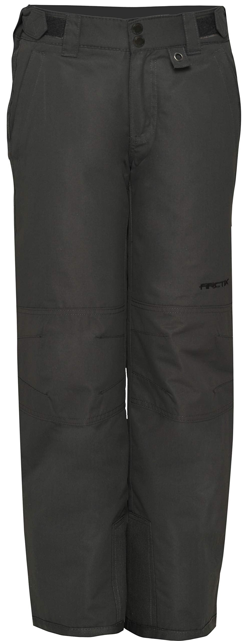 Arctix Kids Snow Pants with Reinforced Knees and Seat ( Charcoal , Medium ) Charcoal Medium U5