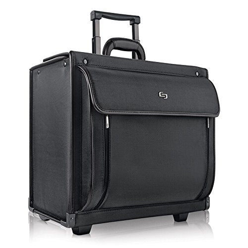 Solo New York Herald Rolling Catalog Case ( Black , One Size ) Black One Size U1
