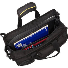 A.Saks Ballistic Nylon Organizer Briefcase ( Black , One Size ) Black One Size U2