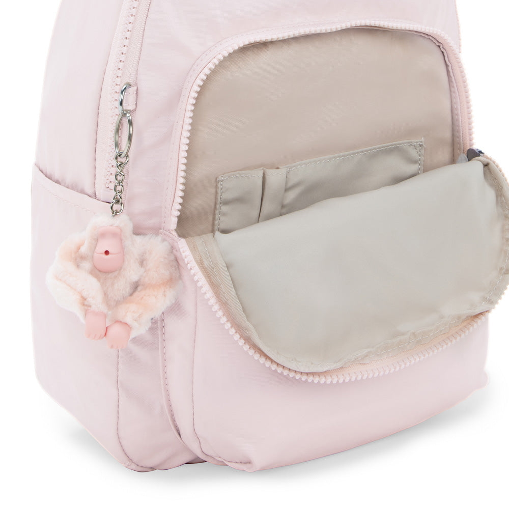 Kipling Seoul Go Small Laptop Backpack ( Pink Shine , One Size ) Pink Shine One Size U1