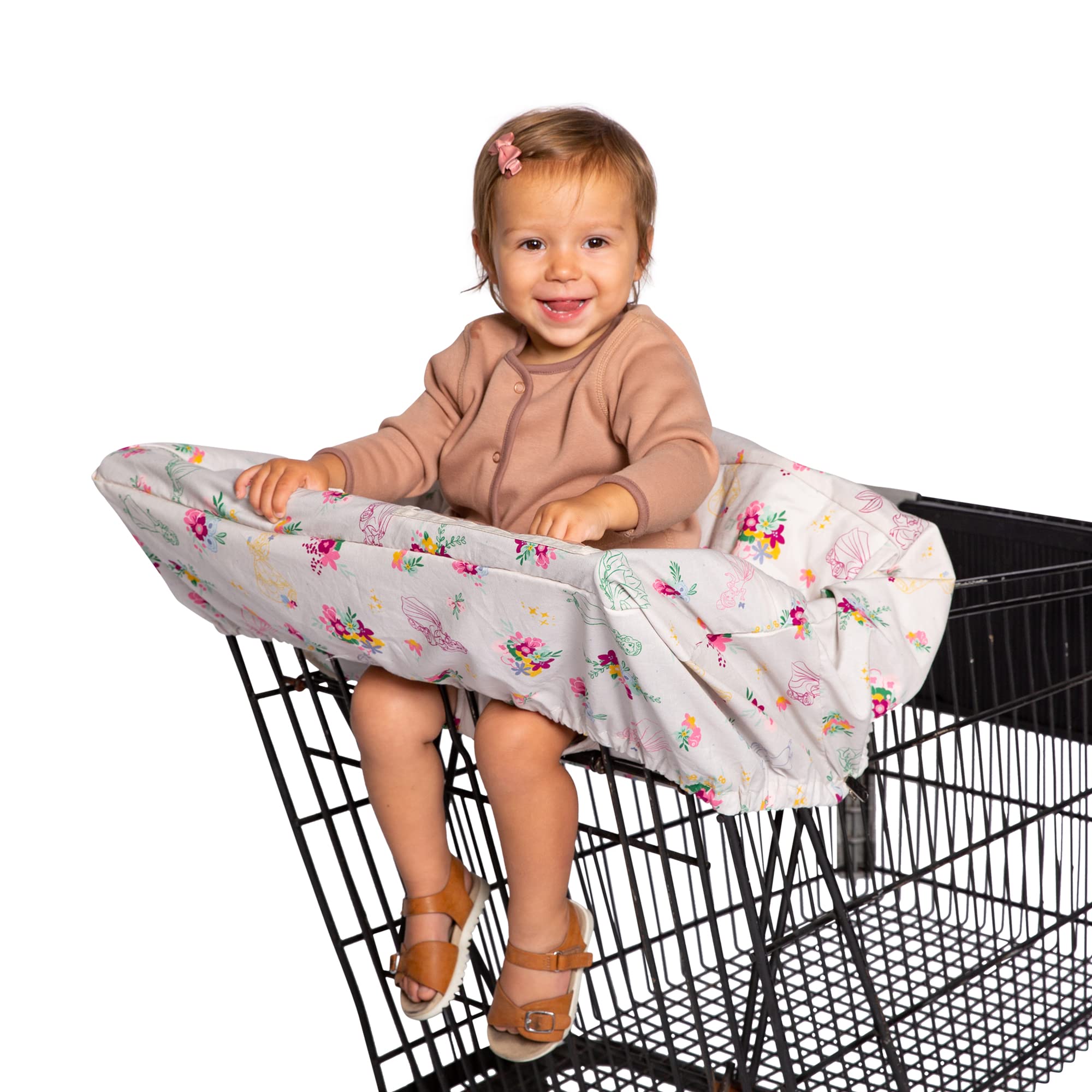 J.L. Childress Disney Baby by Shopping Cart & High Chair Cover for Baby to Toddler ( Princess , One Size ) Princess One Size U1