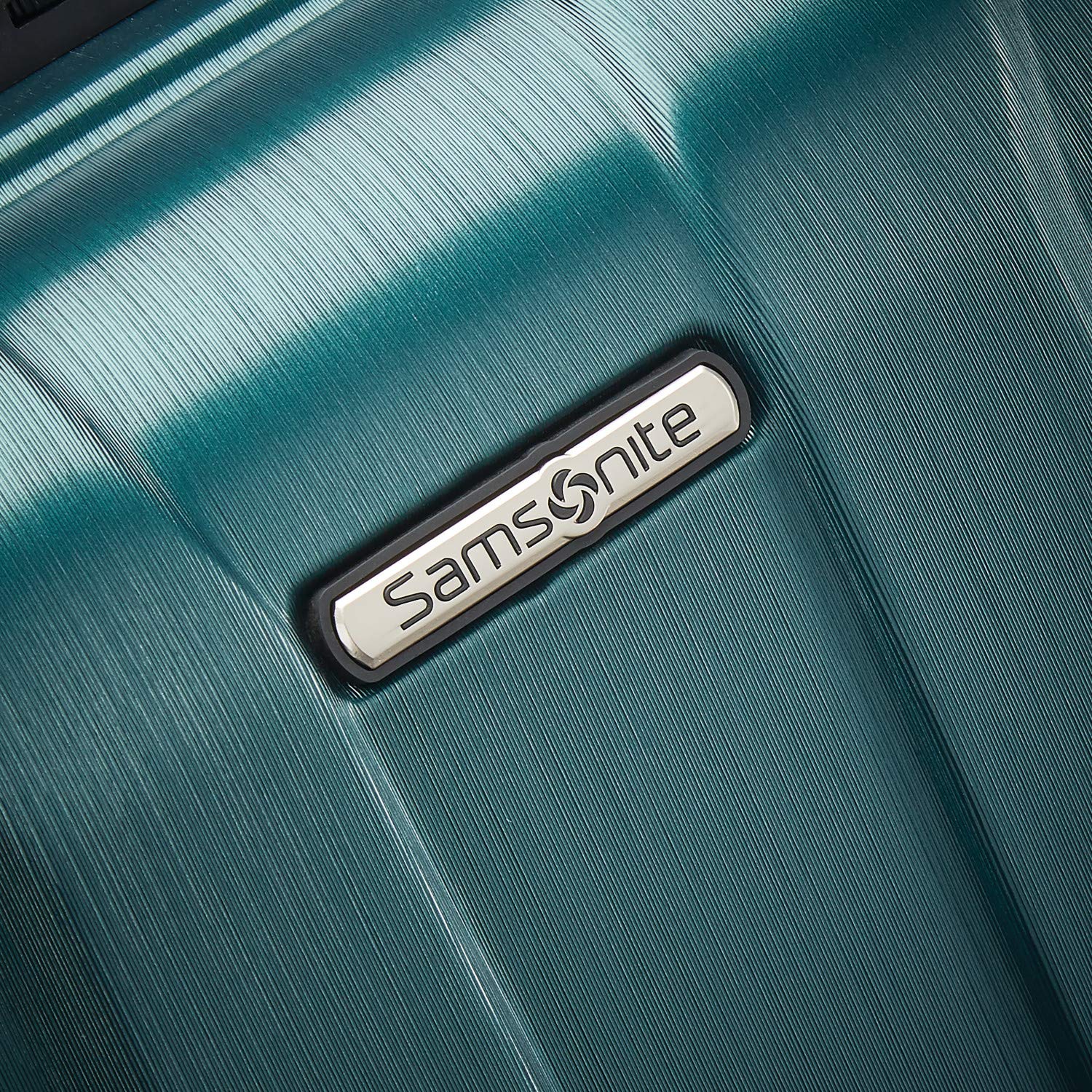 Samsonite Centric 2 Expandable Hardside Luggage Set with Dual Spinner Wheels ( Emerald Green , Checked-Medium 24-Inch ) Emerald Green Checked Medium 24 Inch U1