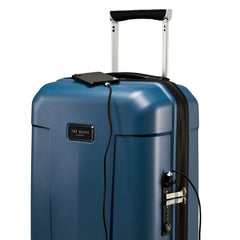 Ted Baker Flying Colours Hardside Trolley 4 Wheel Spinner, TSA Lock, Lightweight Suitcase, Men and Women ( Baltic Blue , 20-Inch Carry-On ) Baltic Blue 20 Inch Carry On U1