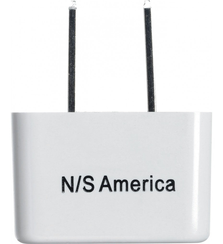 Go Travel America Non-Grounded Adaptor White One Size U1