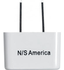 Go Travel America Non-Grounded Adaptor White One Size U1