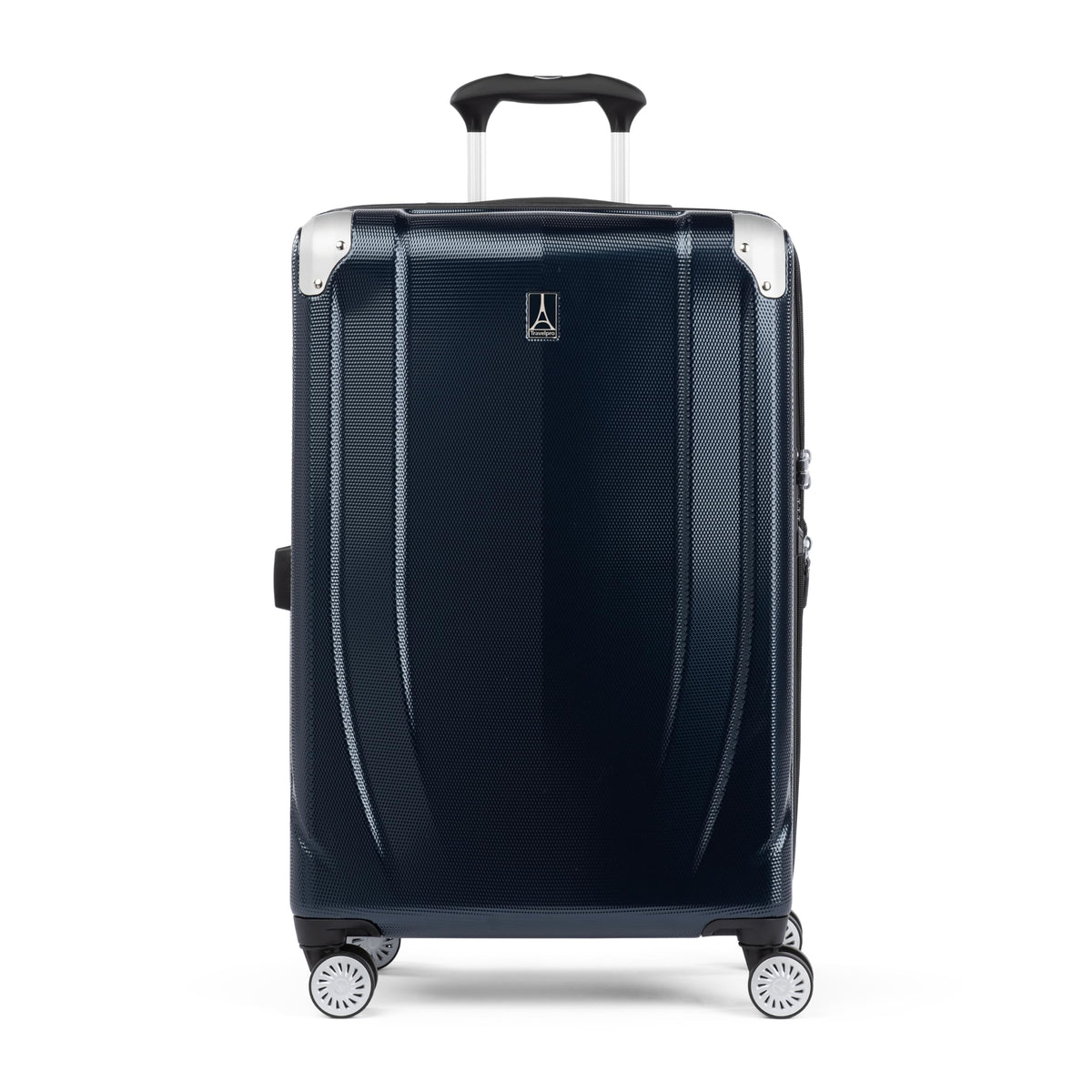 Travelpro Pathways 3 Hardside Expandable Luggage, 8 Spinner Wheels, Lightweight Hard Shell Suitcase ( Royal Blue , Checked Medium 25 Inch ) Royal Blue Checked Medium 25 Inch U1