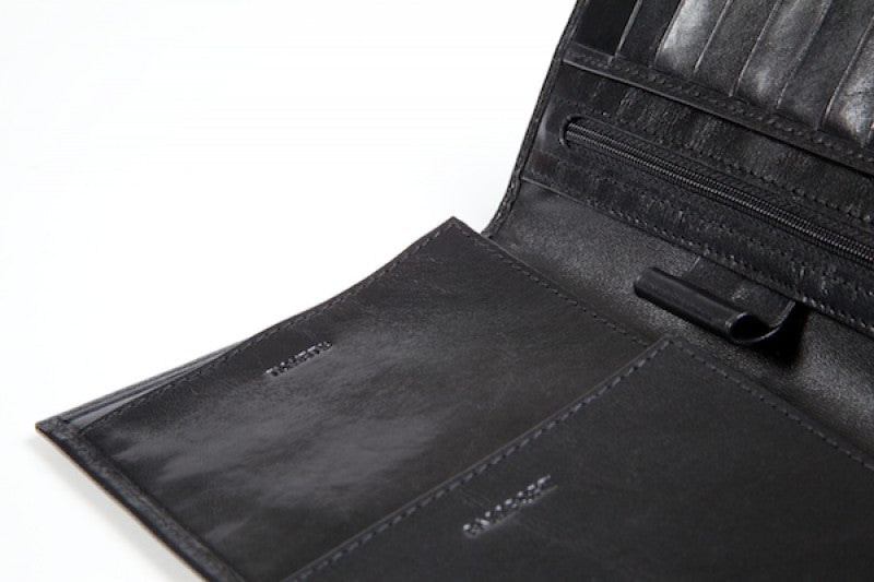 Bosca Men's Old Leather Collection - Flight Attendant ( Black , One Size ) Black One Size U2