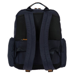 Bric's X-Travel Nomad Backpack - 16 Inch - Carry On Bag for Men and Women - Travel Accessory ( Navy , One Size ) Navy One Size U1