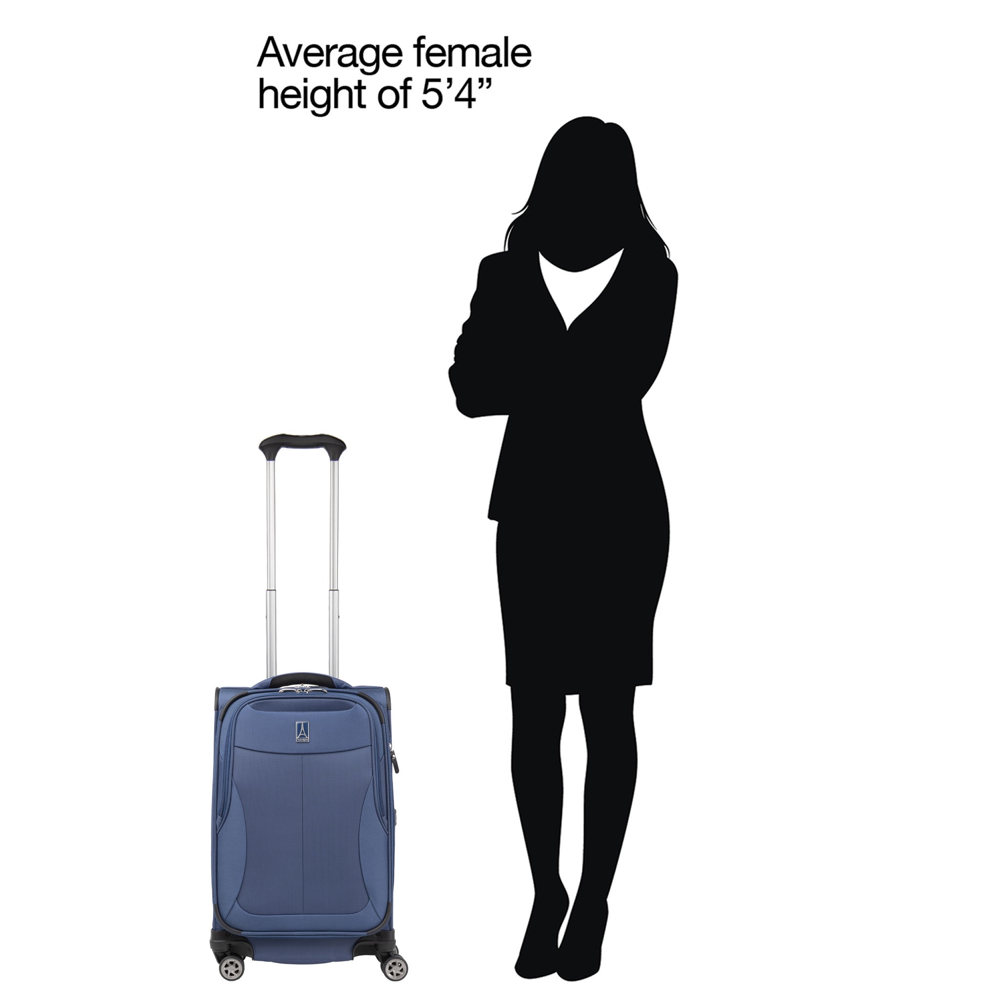Travelpro Walkabout 6 Compact 20" Softside Carry-On Spinner Luggage with TSA Lock ( Ocean Blue , Compact Carry-on 20-Inch ) Ocean Blue Compact Carry On 20 Inch U1