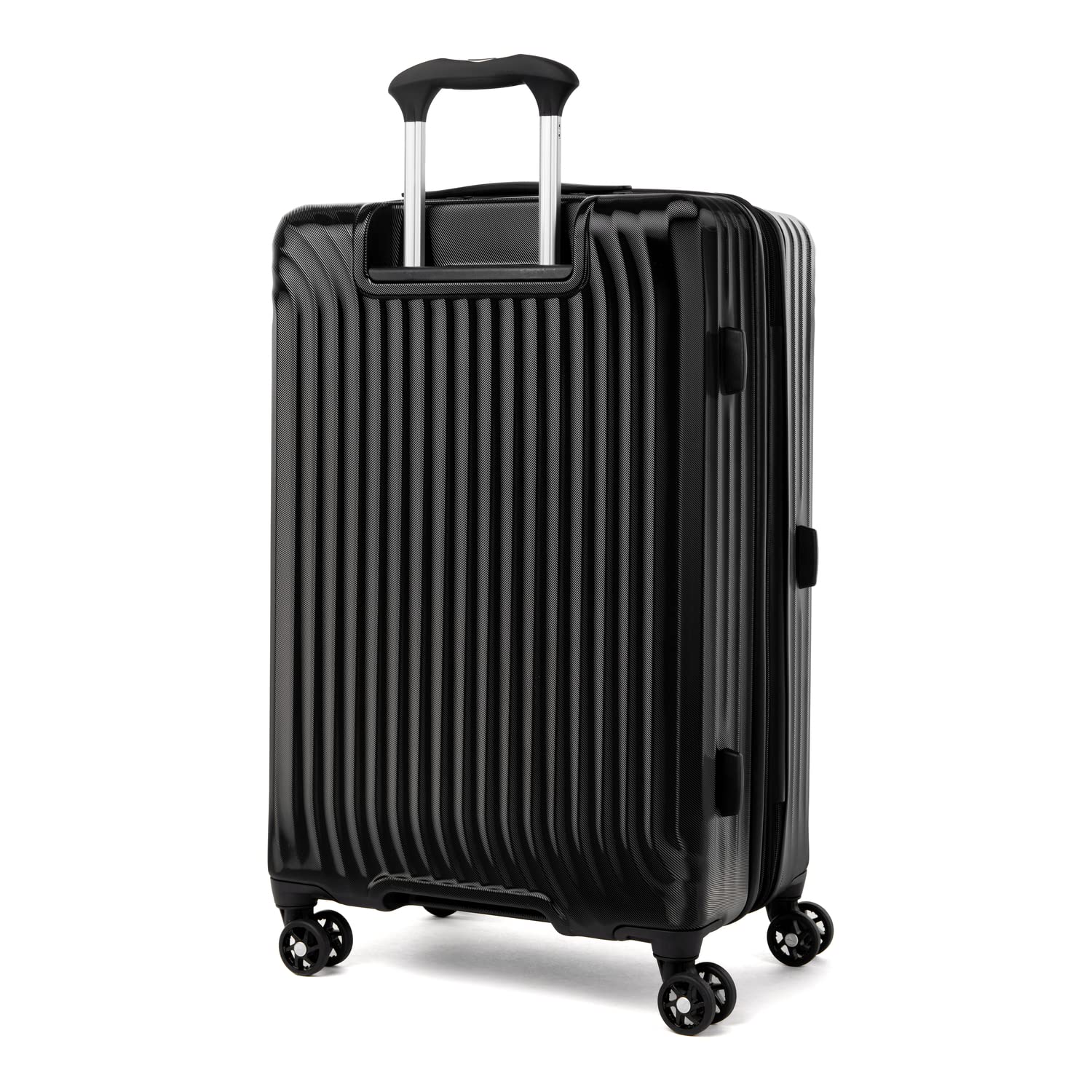 Travelpro Maxlite Air Hardside Expandable Luggage, 8 Spinner Wheels, Lightweight Hard Shell Polycarbonate Black Checked Medium 25 Inch U4