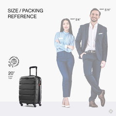 Samsonite Omni Pc Hardside Expandable Luggage with Spinner Wheels U2