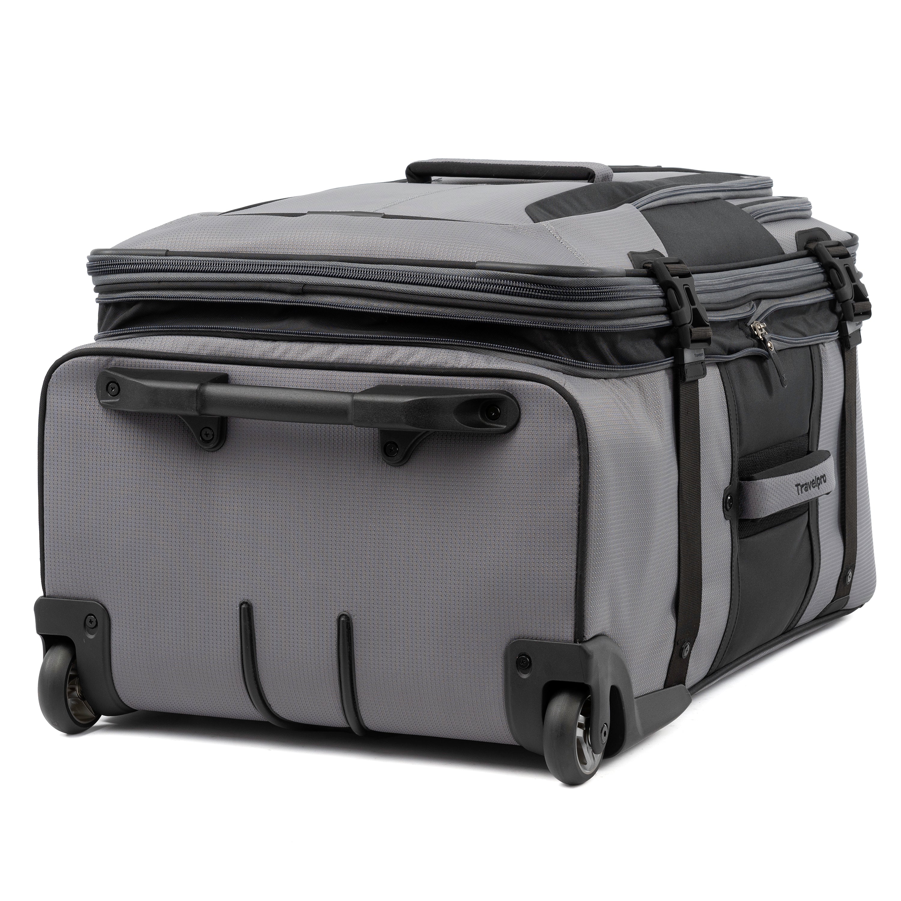 Travelpro Unisex-Adult Bold Softside Expandable Rollaboard Upright Luggage ( Grey/Black , Checked-Large 28-Inch ) Grey/Black Checked Large 28 Inch U2