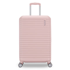 American Tourister Stratum 3.0, Airline Approved, Durable Hardside Luggage, Expands 1.5", RightHeight Adjustable Handle ( Pink Blush , Medium - Checked ) Pink Blush Medium Checked U2
