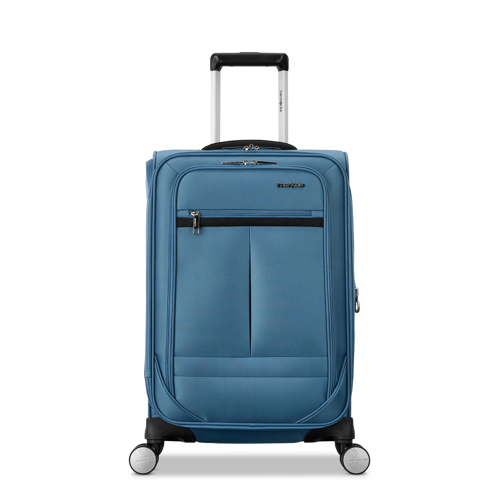 Samsonite Element Carry-On Soft-Sided Expandable 21-Inch Suitcase: Airline Approved for Most Major Airlines, Durable, 360 Spinner Wheels, Adjustable Handle, 2 Front & Side Pocket ( Captains Blue , 21-Inch Carry-On ) Captains Blue 21 Inch Carry O U11
