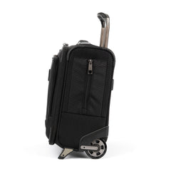 Travelpro Crew Versapack Carry-on 2 Wheel Upright Rolling Tote, 14-Inch Laptop or Tablet Pocket, Men and Women, Jet Black, 16.5-Inch U1