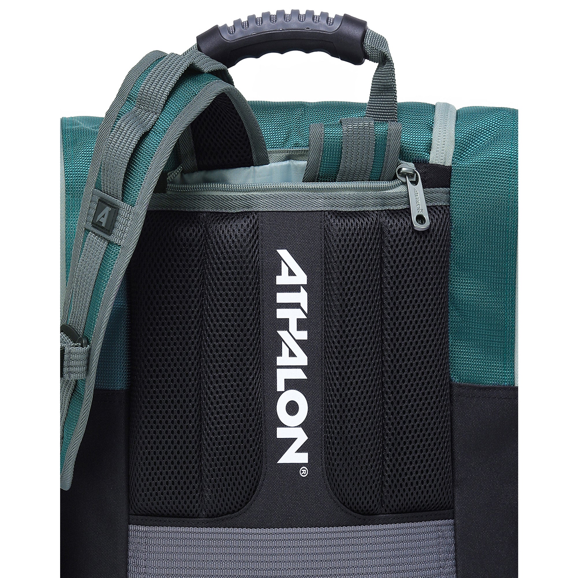 Athalon Everything Ski Boot Bag – Gear Pack with Ventilated Boot Compartments, Waterproof Bottom, Hideaway Helmet Sling, 58.5 Liter Capacity ( Green , 58.5 Liters ) Green 58 5 Liters U1