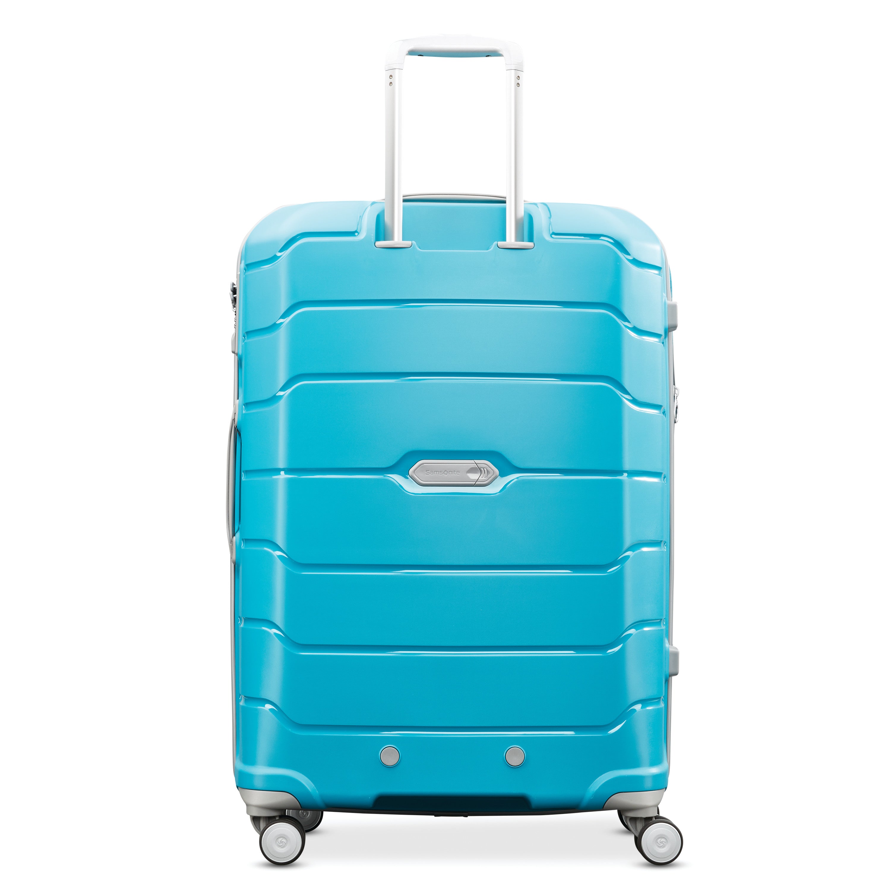 Samsonite Freeform Hardside Expandable with Double Spinner Wheels ( Ocean Blue , Checked-Large 28-Inch ) Ocean Blue Checked Large 28 Inch U2