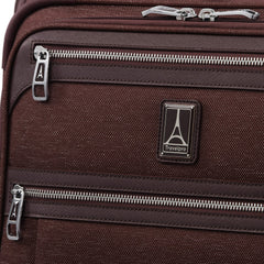 Travelpro Platinum Elite Softside Expandable Checked Luggage, 8 Wheel Spinner Large Suitcase, TSA Lock, Men and Women ( Bordeaux Red , Carry-On 19-Inch ) Bordeaux Red Carry On 19 Inch U2