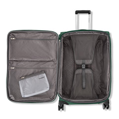 Samsonite Element Carry-On Soft-Sided Expandable 21-Inch Suitcase: Airline Approved for Most Major Airlines, Durable, 360 Spinner Wheels, Adjustable Handle, 2 Front & Side Pocket ( Bistro Green , 21-Inch Carry-On ) Bistro Green 21 Inch Carry On U4