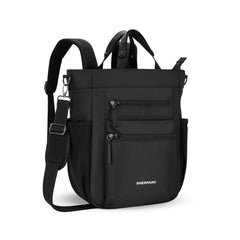 Sherpani Soleil, Anti Theft Convertible Backpack, 3 in 1 Tote Bag, Cross Body Purse, 18L Travel Backpack, Travel Gifts for Women, RFID Protection, Metal Hardware Fits 15 Laptop ( Carbon - S26 , One Size ) Carbon - S26 One Size U1