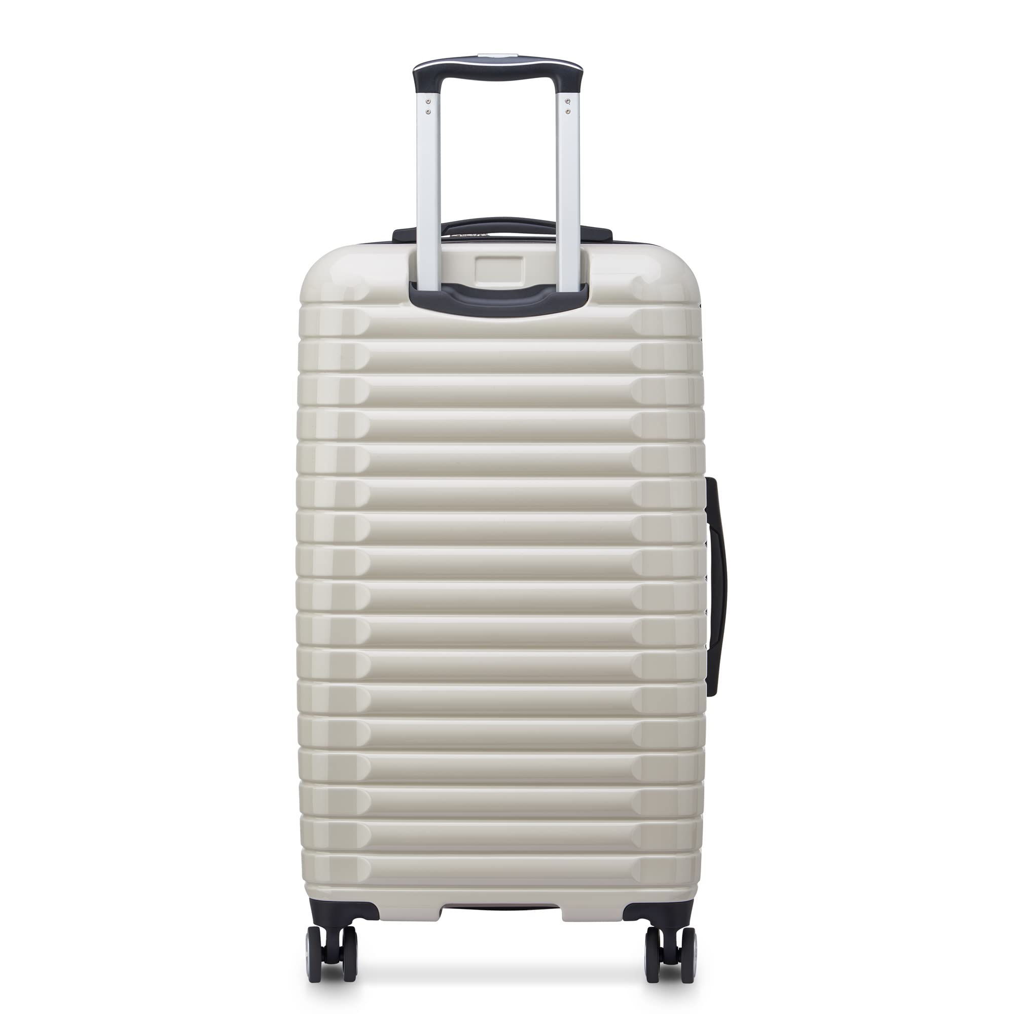 DELSEY Paris Cruise 3.0 Trunk 26" Spinner ( Glossy Ivory , Checked 26 Inch Trunk ) Glossy Ivory Checked 26 Inch Trunk U1