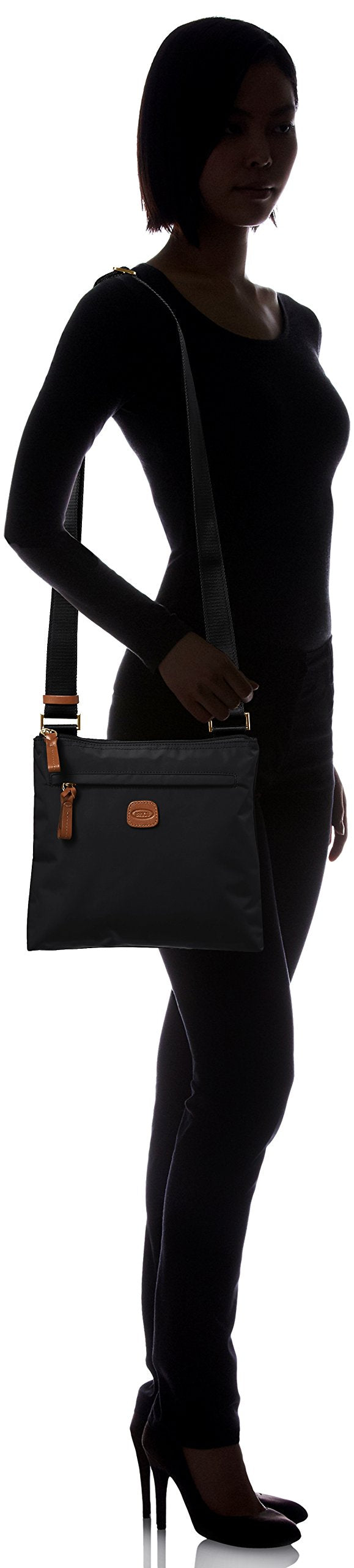 Bric's X-Bag Urban Crossbody ( Black/Tan , One Size ) Black/Tan One Size U1