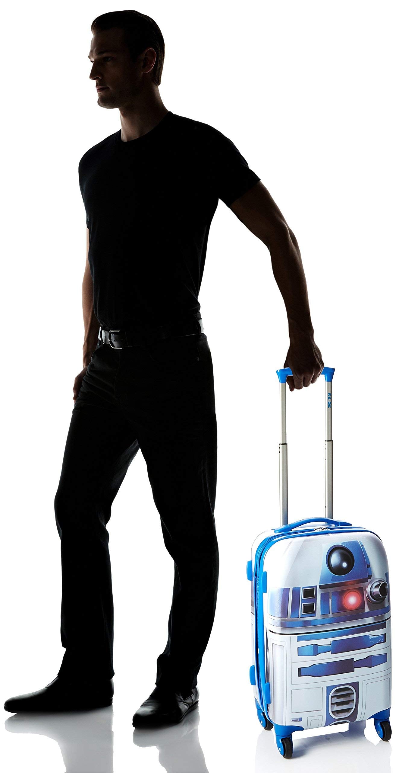 American Tourister Star Wars Hardside Luggage with Spinner Wheels ( R2D2 , Carry-On 21-Inch ) R2D2 Carry On 21 Inch U1