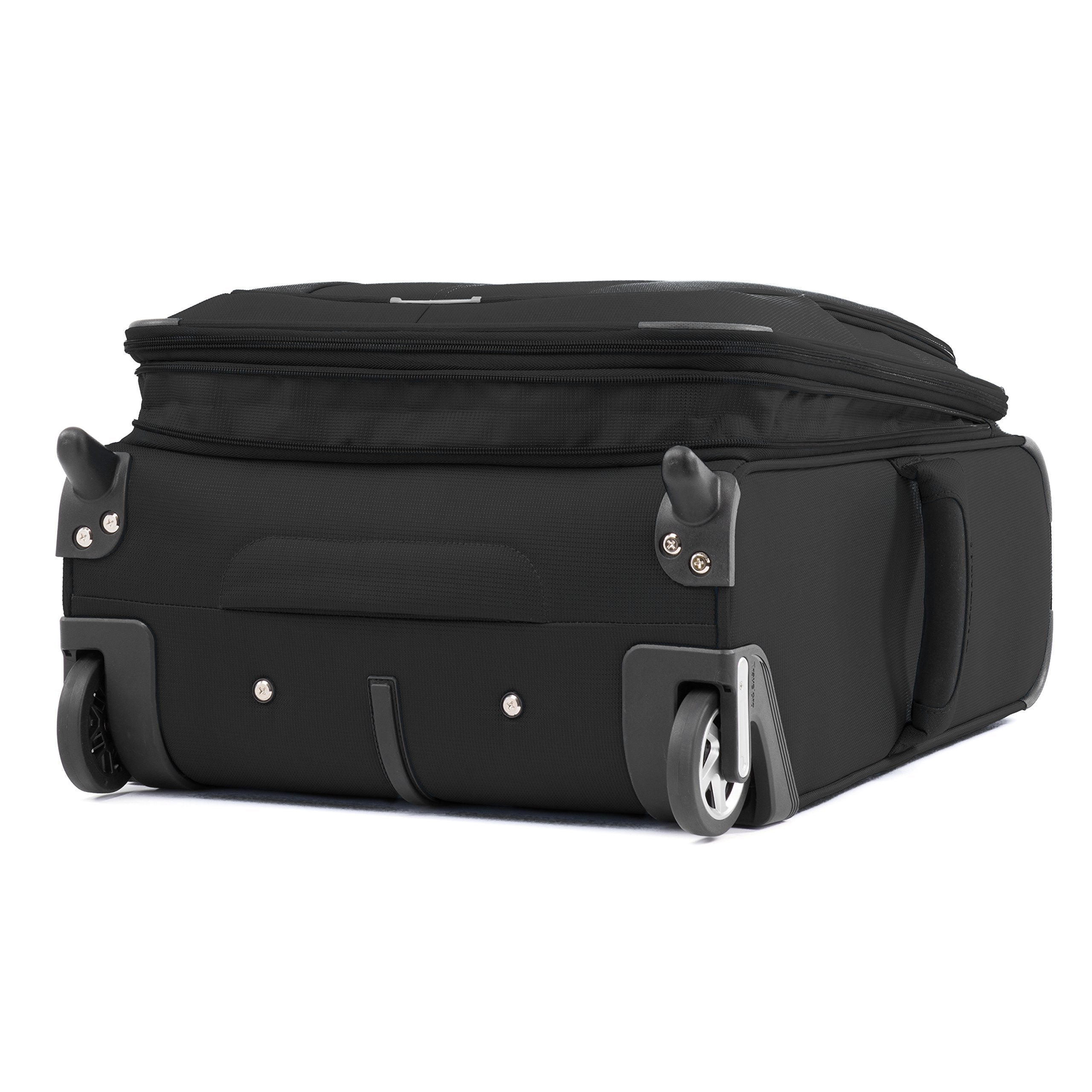 Travelpro Maxlite 5 Softside Expandable Upright 2 Wheel Luggage, Lightweight Suitcase, Men and Women Black Carry On 20 Inch U4