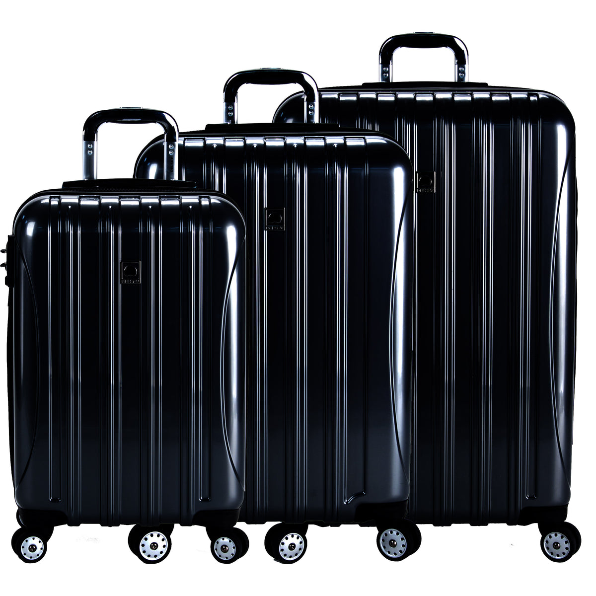 Delsey Luggage Helium Aero 3 Piece Spinner Luggage Set  One Size U1
