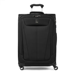 Travelpro Maxlite 5 Softside Expandable Luggage with 4 Spinner Wheels, Lightweight Suitcase, Men and Women ( Black , Checked-Medium 25-Inch ) Black Checked Medium 25 Inch U34