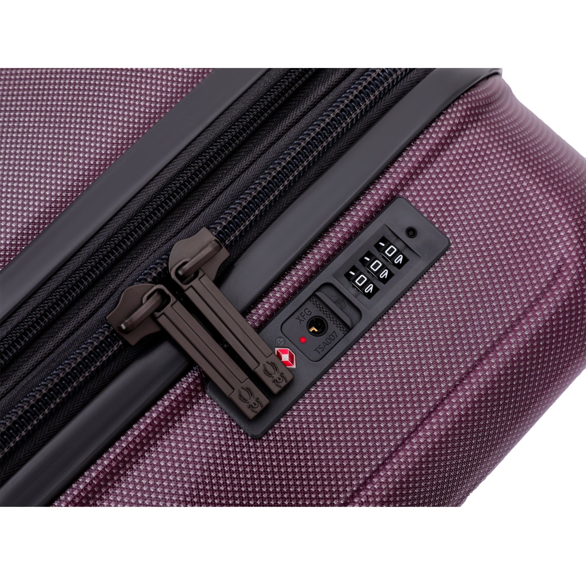 Spyder Rails 20 Inch Expandable Hardside Upright Suitcase with 360 Spinner Wheels, TSA Approved Lock ( Burgundy , 20" ) Burgundy 20 U1