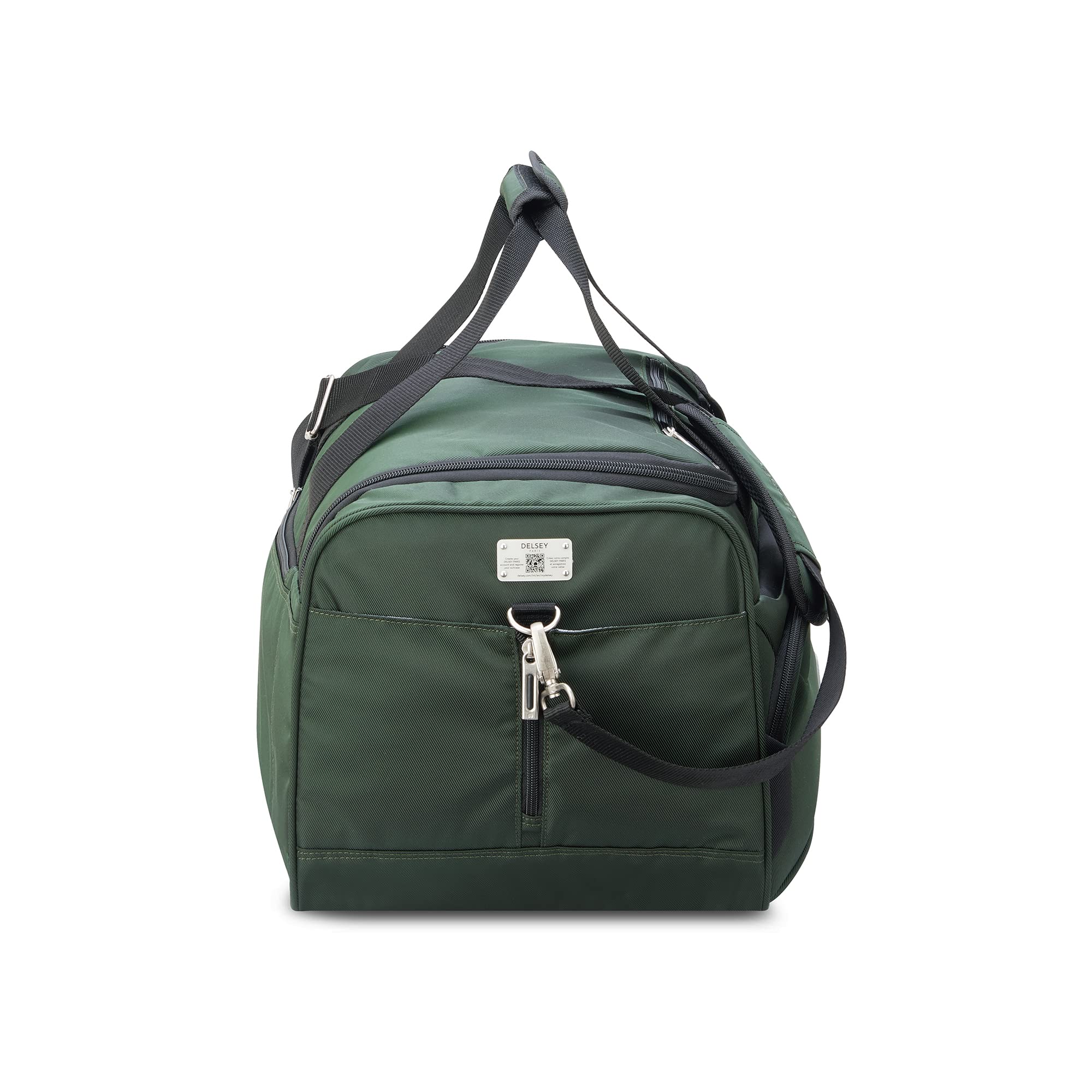 DELSEY Paris Sky Max 2.0 Duffle Carry-on Bag ( Green , 4 Piece Set w/Underseater ) Green 4 Piece Set W Underseater U1