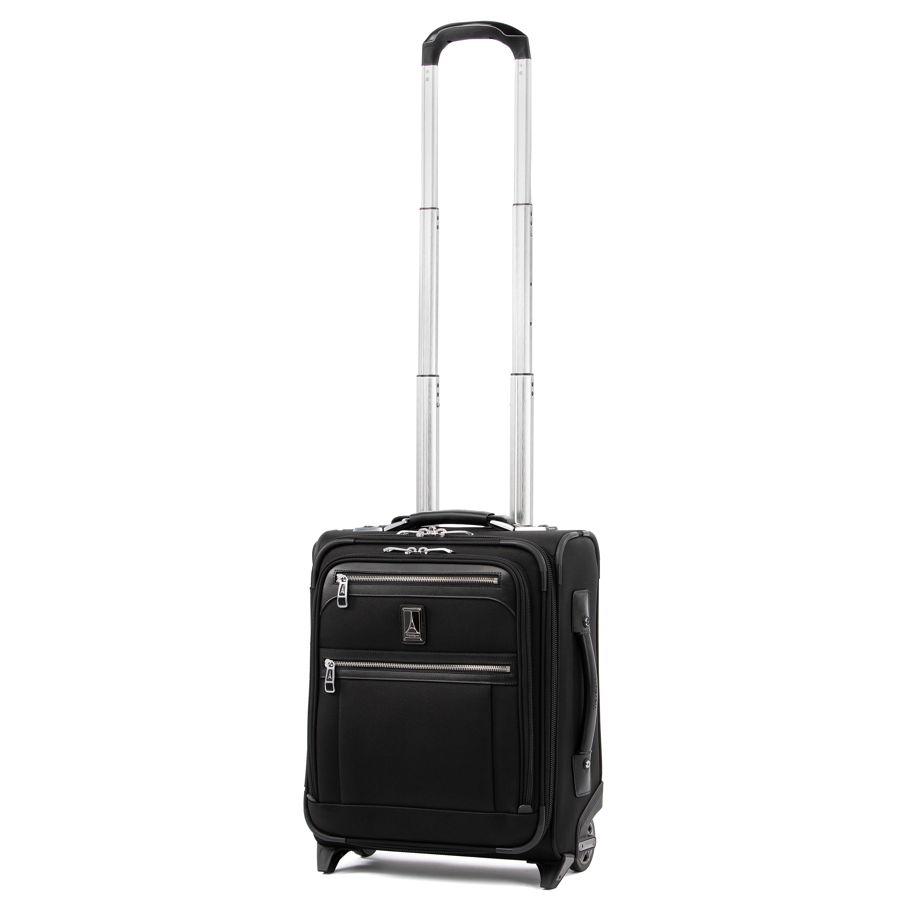 Travelpro Platinum Elite Softside Expandable Luggage, 2 Wheel Upright Suitcase, USB Port, Men and Women U4