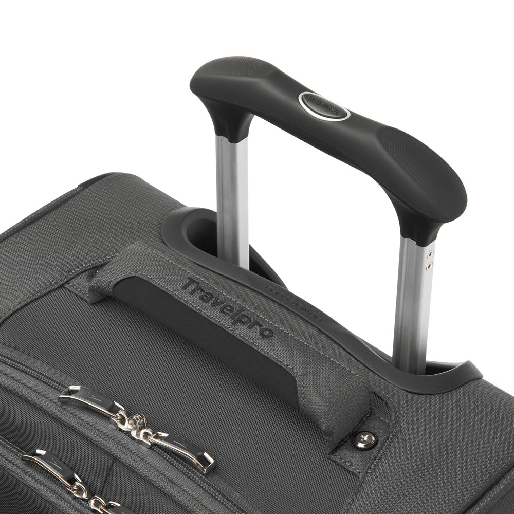 Travelpro Maxlite 5 Softside Expandable Luggage with 4 Spinner Wheels, Lightweight Suitcase, Men and Women Shadow Grey Carry On 21 Inch U46