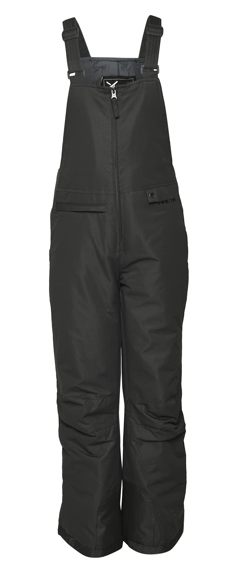 Arctix Kids Insulated Snow Bib Overalls ( Black , Medium ) Black Medium U1