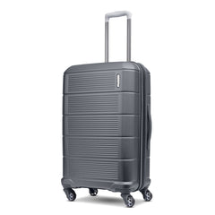 American Tourister Stratum 2.0 Hardside Spinner Luggage Collection ( Charcoal , 24-Inch Checked-Medium ) Charcoal 24 Inch Checked Medium U5