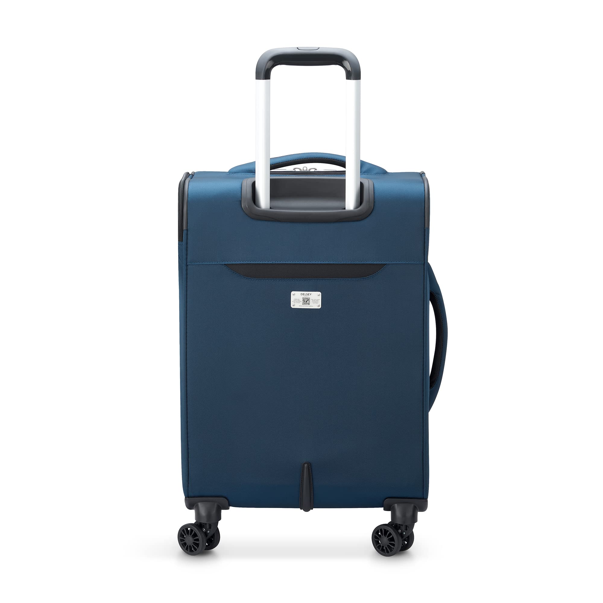 DELSEY Paris Sky Max 2.0 Softside Expandable Luggage with Spinner Wheels ( Blue , Carry-on 21 Inch ) Blue Carry On 21 Inch U4