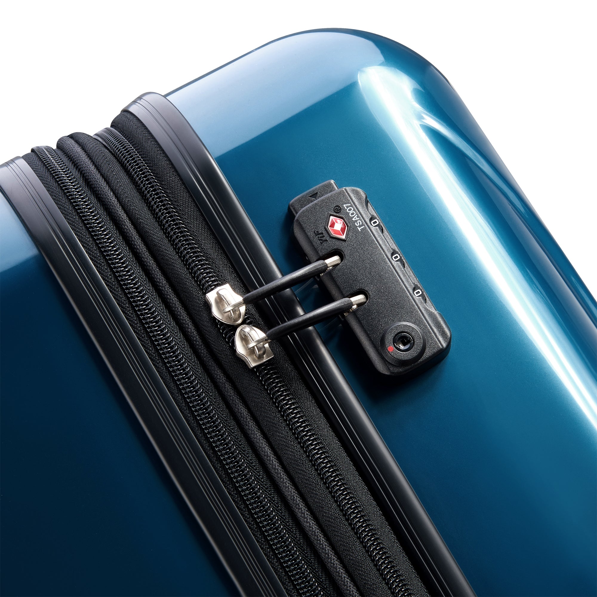 DELSEY Paris Helium Aero Hardside Expandable Luggage with Spinner Wheels ( Teal , Checked-Medium 25 Inch ) Teal Checked Medium 25 Inch U30