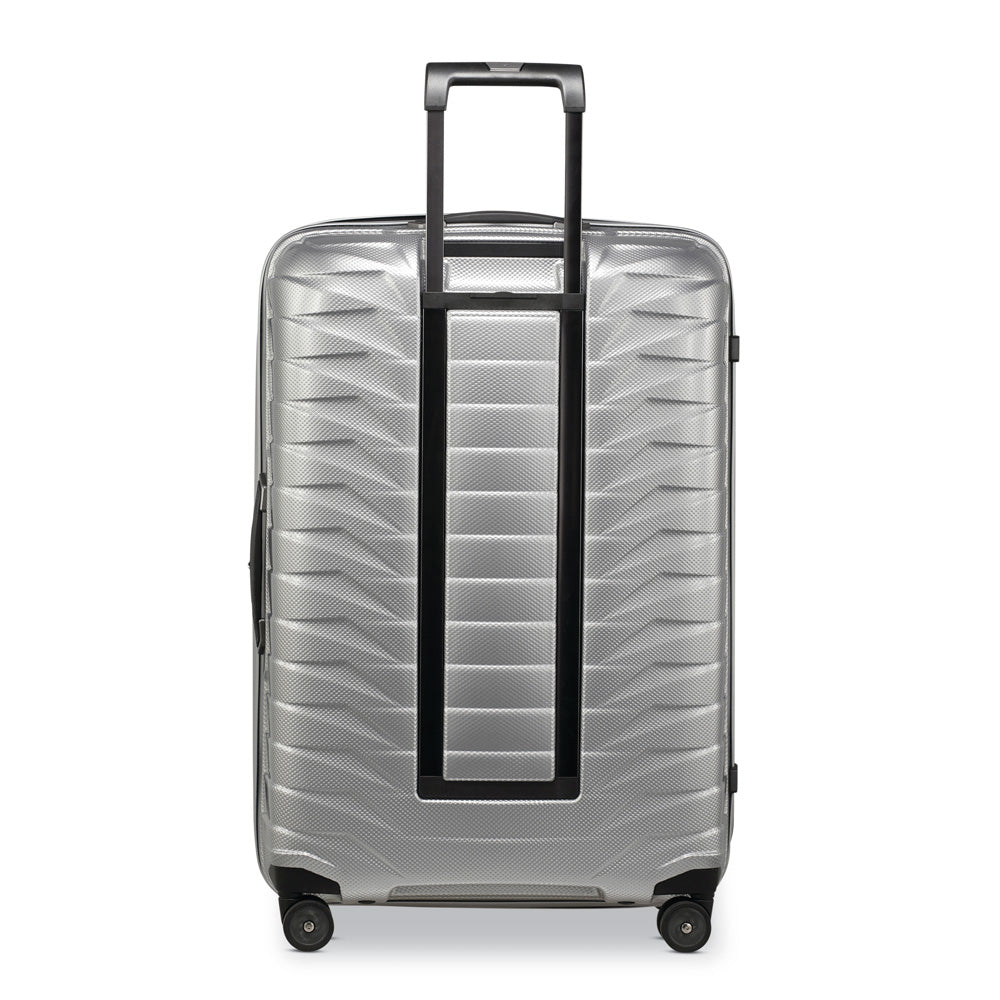 Samsonite Proxis Hardside TSA Friendly Spinner Luggage Collection ( Silver , Large Spinner ) Silver Large Spinner U1