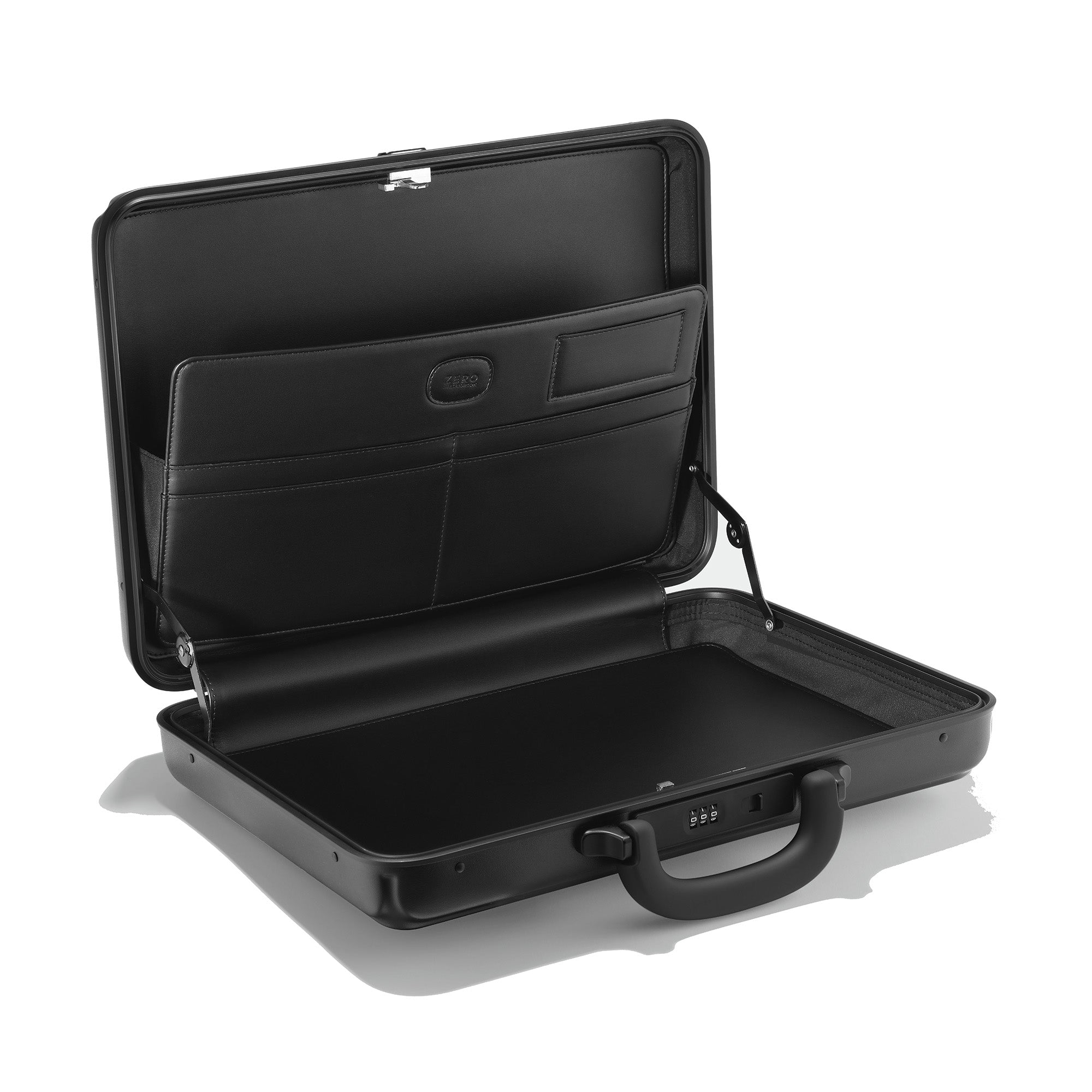 ZERO Halliburton Edge Lightweight Polycarbonate Attaché Black Medium Attache U1
