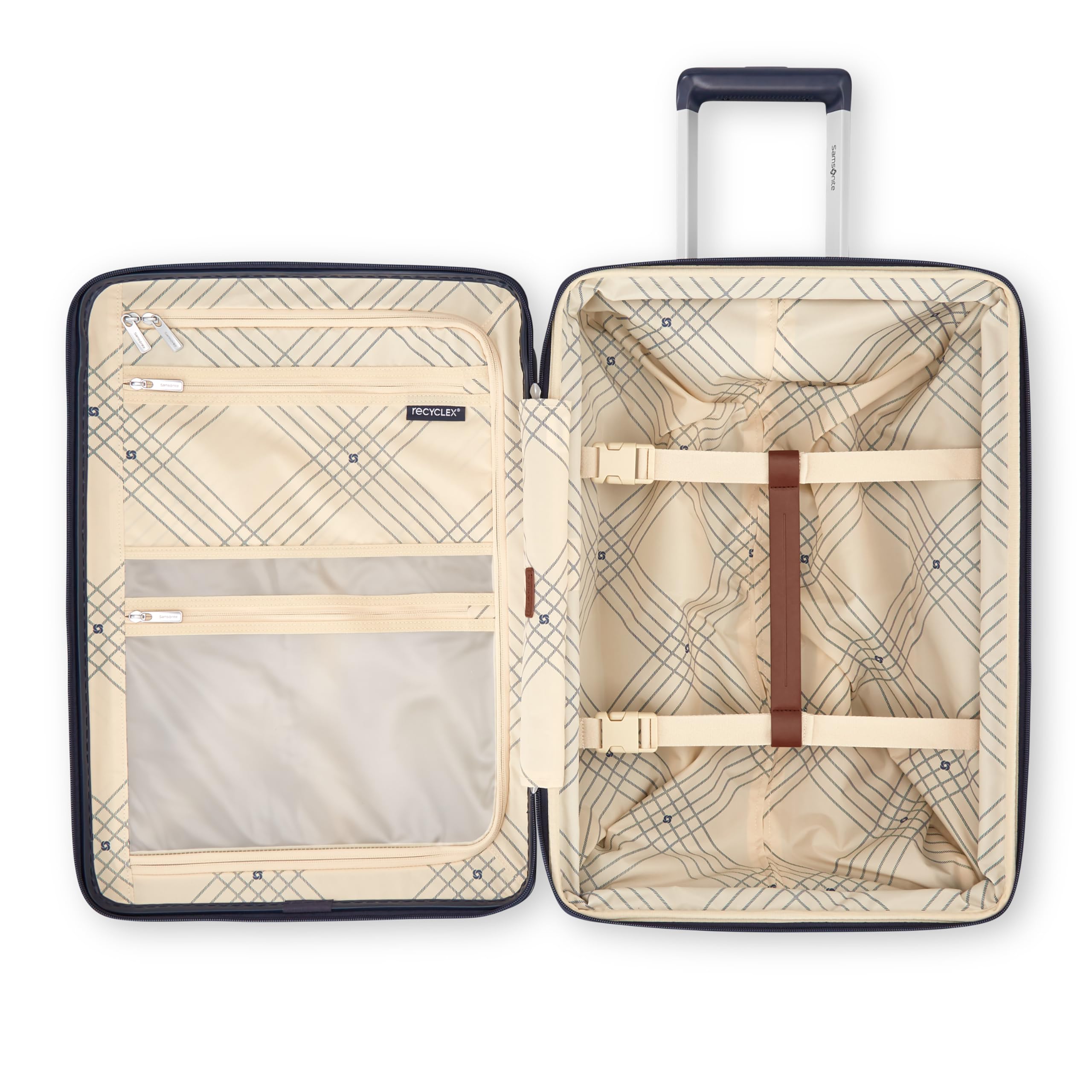 Samsonite Virtuosa Hardside Expandable Luggage with Spinner Wheels ( Navy , Carry-On 21-Inch ) Navy Carry On 21 Inch U2